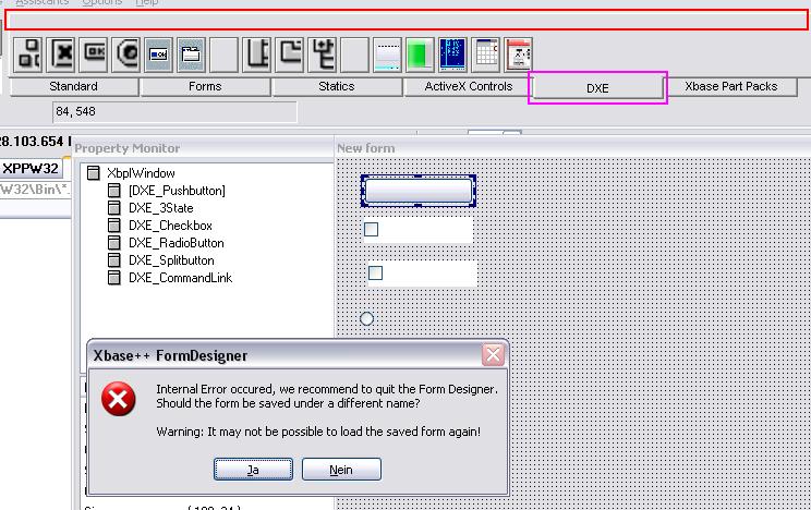 XppFD_DXE_Button_Fehler.JPG