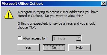 Outlook Abfrage
